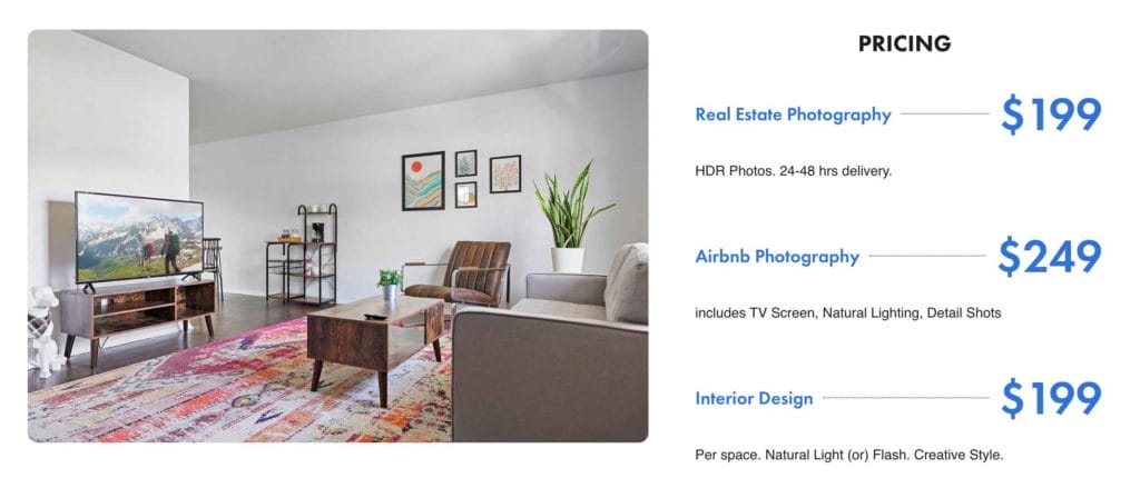 CharlottePixels Real Estate Photography Pricing